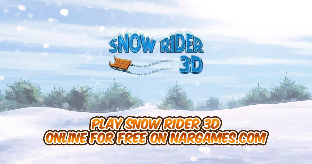 Play Snow Rider 3d online for free